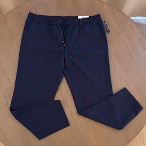 INC International Concepts Men's Navy and Red Joggers